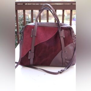 Ianucci color block satchel bag